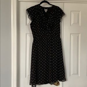 Black and White polka dot dress.